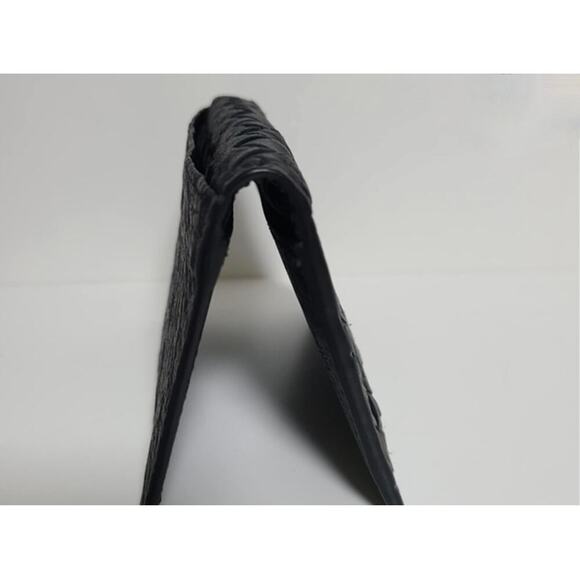 Bottega Veneta Black Ostrich Card Holder | Authentic | Excellent Condition - Picture 4 of 6